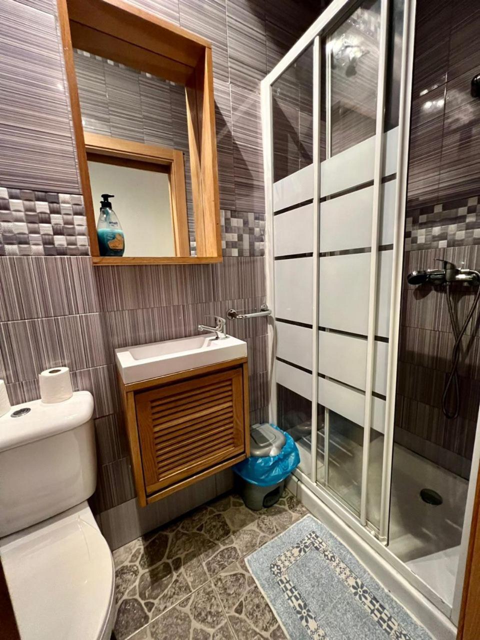 호스탈 밀란 호텔 알리칸테 외부 사진 Bathroom with shower enclosure